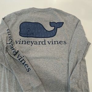 Vineyard Vines Heather Gray Crewneck Tee